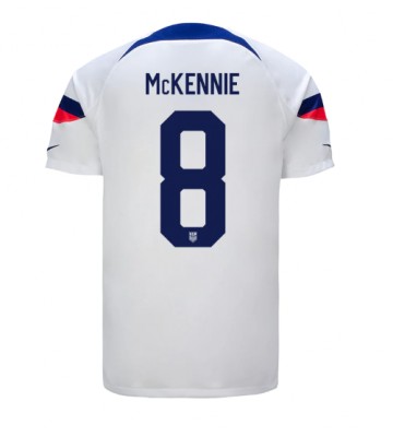 Forenede Stater Weston McKennie #8 Replika Hjemmebanetrøje VM 2022 Kortærmet